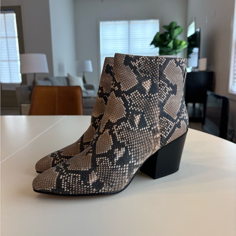 Dolce Vita Snakeskin Bootie